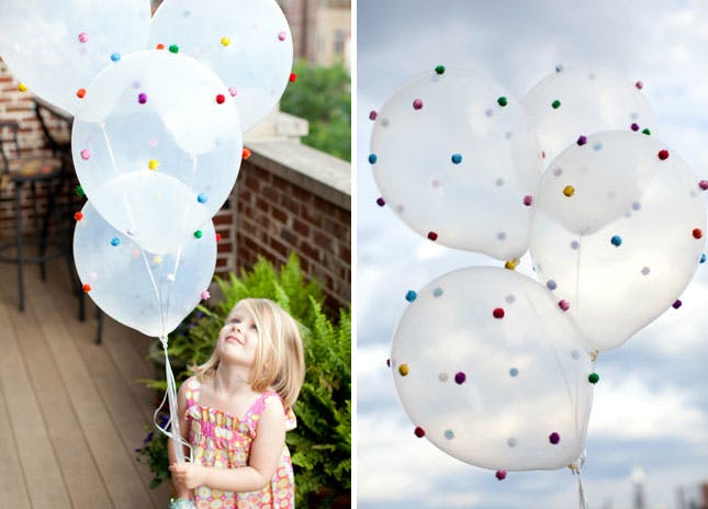 Decoração com balões