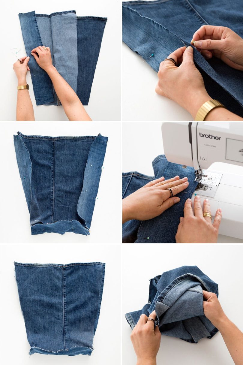 Bolsa de calça jeans