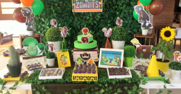 Decoração de festa Plants Vs Zombies
