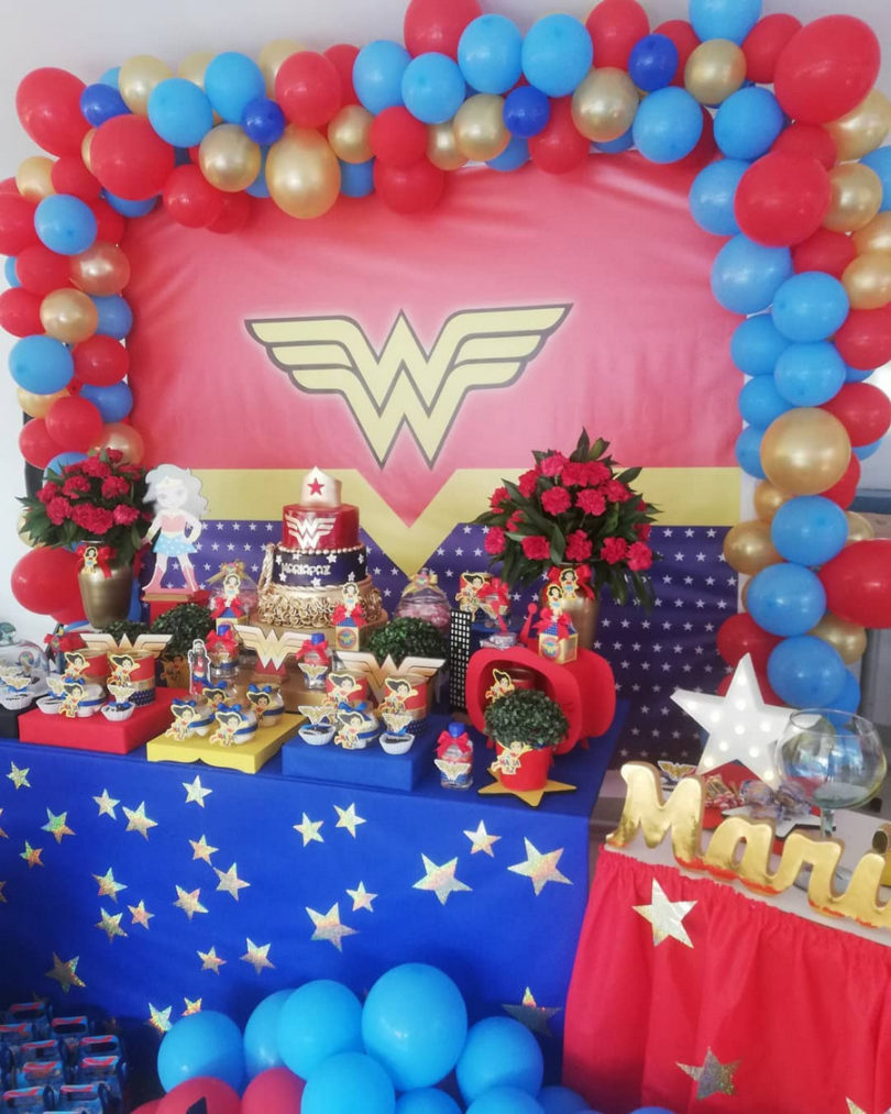 Decoração Festa Mulher Maravilha