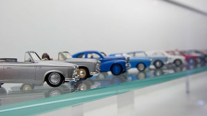 Decoração com miniaturas de carro